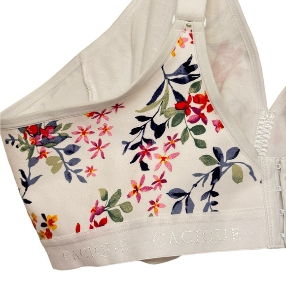 Cacique Cotton Unlined NoWire Bra 54D - Picture 7 of 12